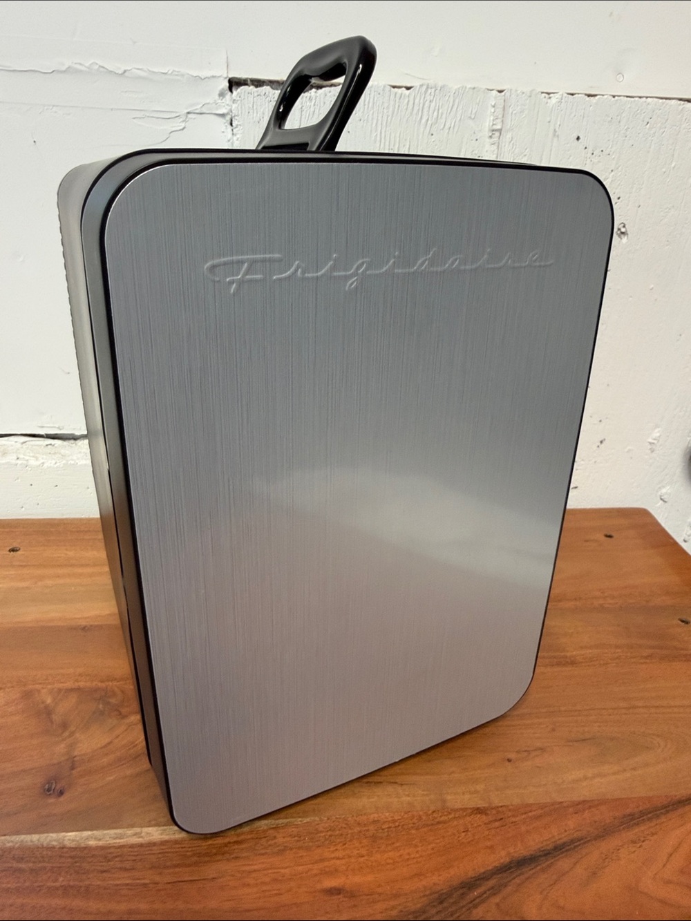 Frigidaire Compact Silver Metal Mini Fridge - Picture 2 of 7